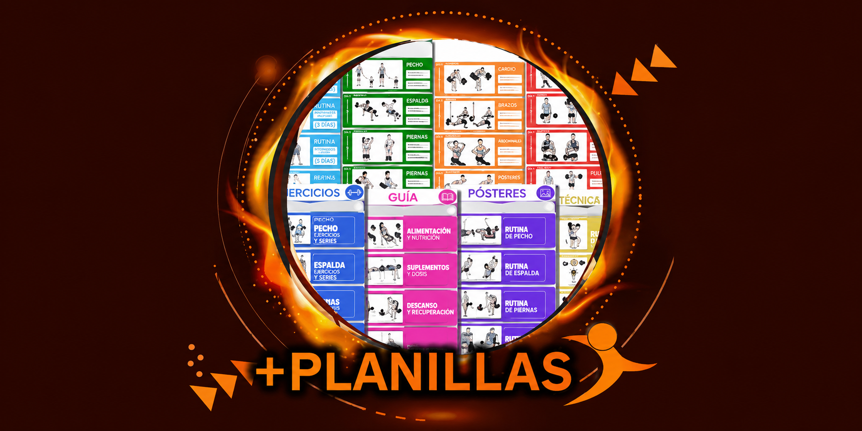Mas de 100 Planillas de Entrenamiento