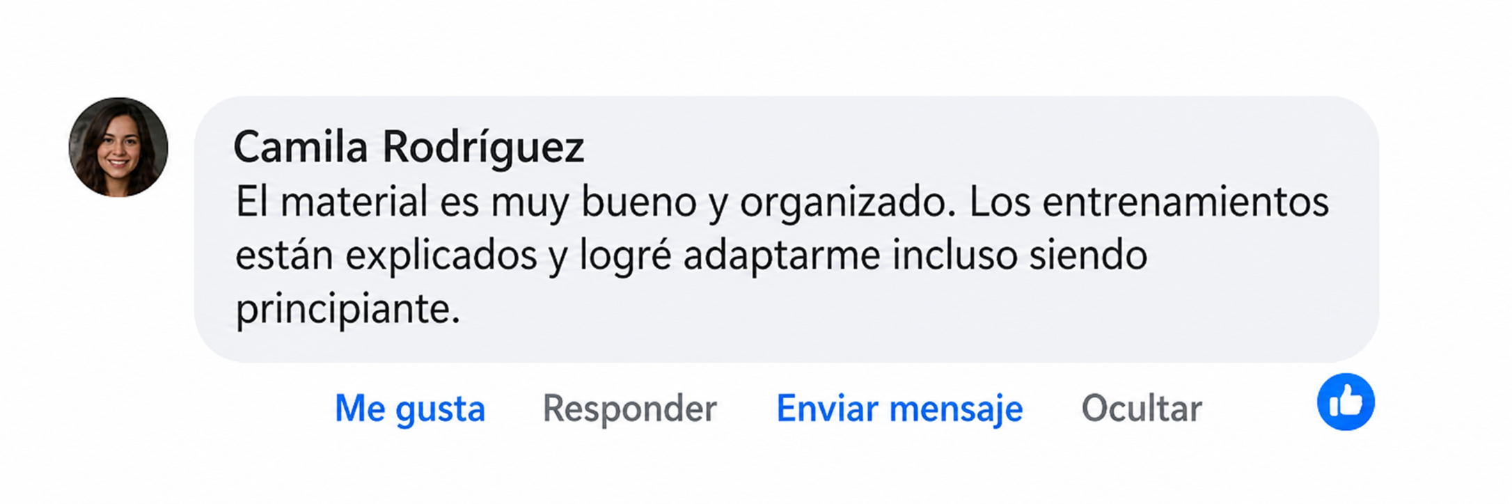 Testimonio de Andressa Braga Sato
